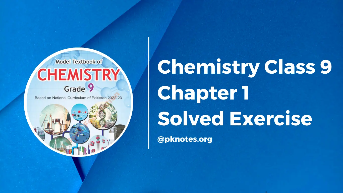 Class 9 Chemistry solved exercise pdf download